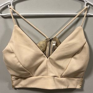 Laced Back Crop Top/Bralette